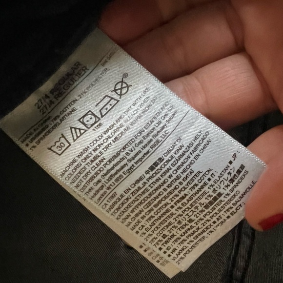 Women's banana republic Dark Blue Jeans size 4R/27 (P228) - Picture 6 of 7